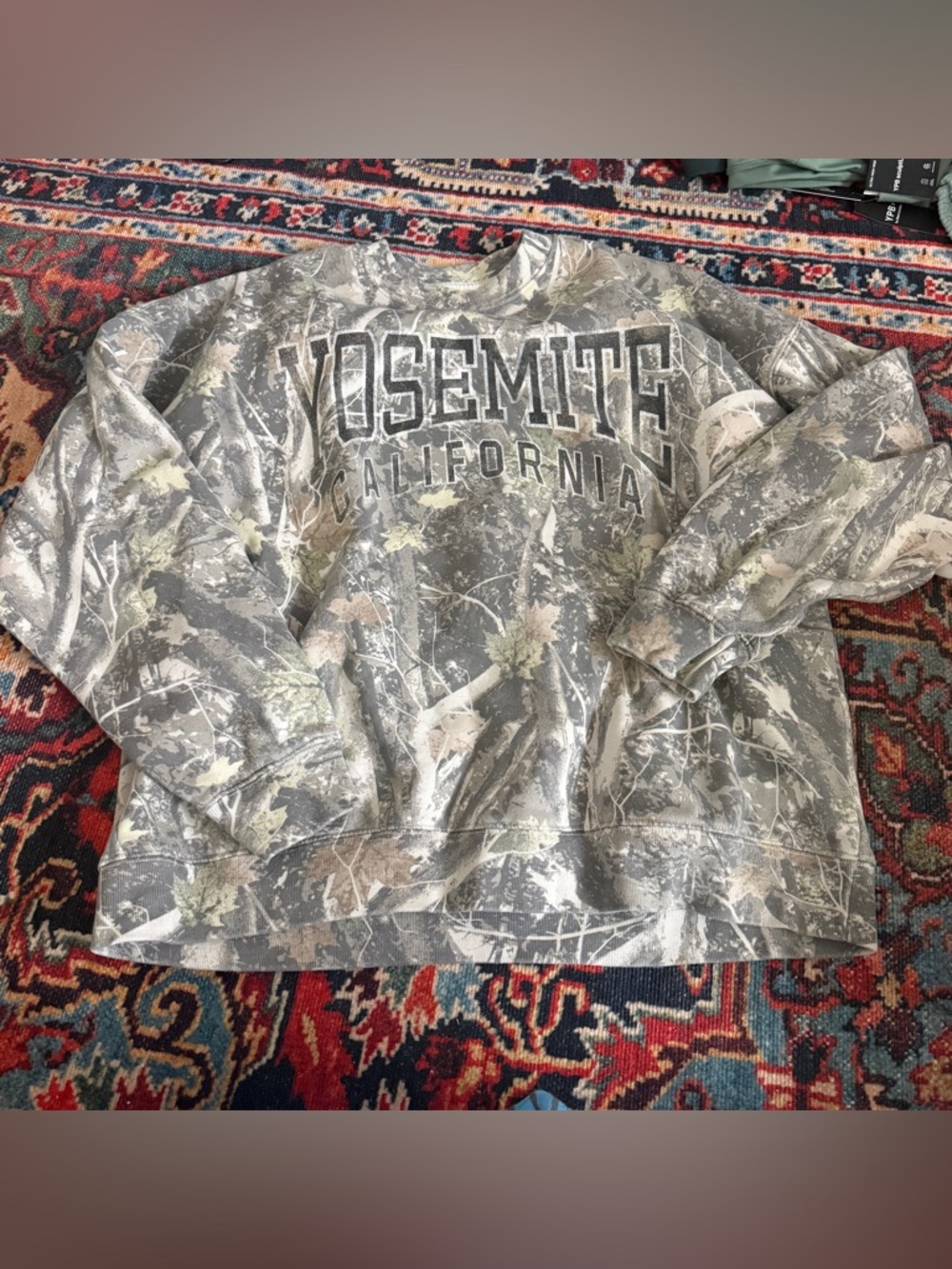 Abercrombie & Fitch Muted Camouflage Crewneck
